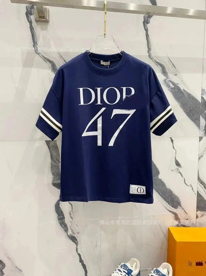 Short Sleeve Internet Celebrity Versatile T Unisex T-Shirt-1999