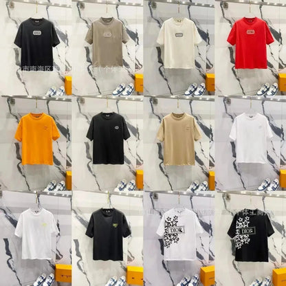 Short Sleeve Internet Celebrity Versatile T Unisex T-Shirt-1999