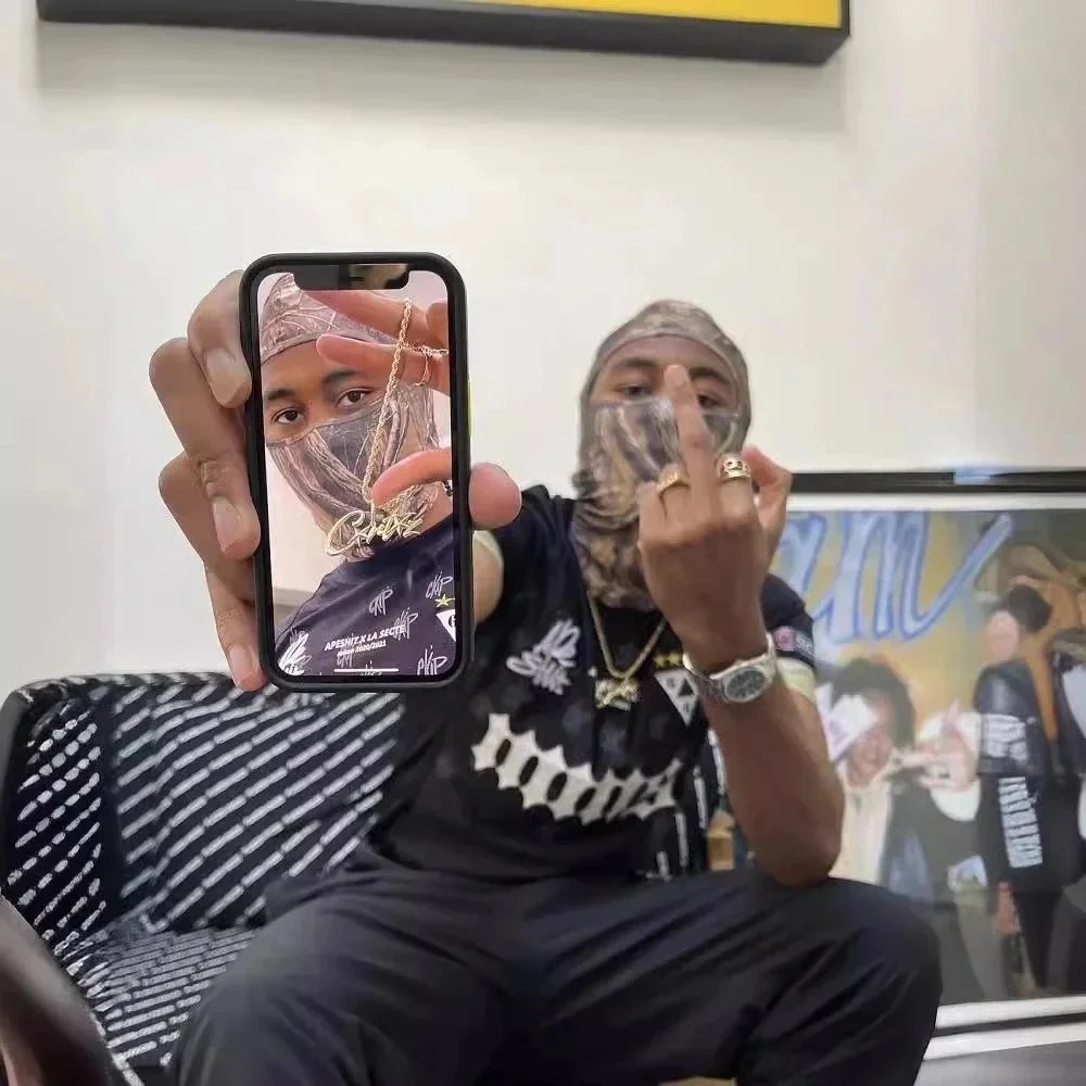 Apeshit Short Sleeve Jersey T T-shirt Sports Casual Embroidered Logo European and American Stars jersey Hip-Hop Street Style-1064