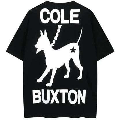 American-style Loose-fitting Pure Cotton Short Sleeve T Shirt-2847