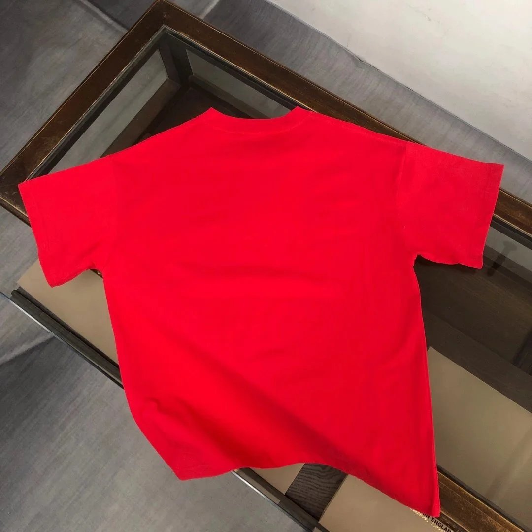 BUR*BERRY round Neck Short Sleeve T Shirt-0849