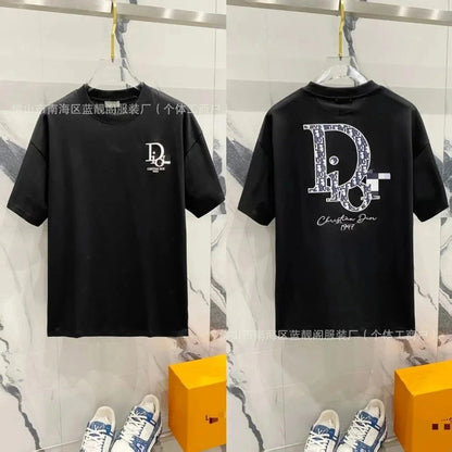 Short Sleeve Internet Celebrity Versatile T Unisex T-Shirt-1999