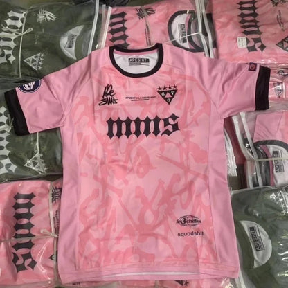 Apeshit Short Sleeve Jersey T T-shirt Sports Casual Embroidered Logo European and American Stars jersey Hip-Hop Street Style-1064