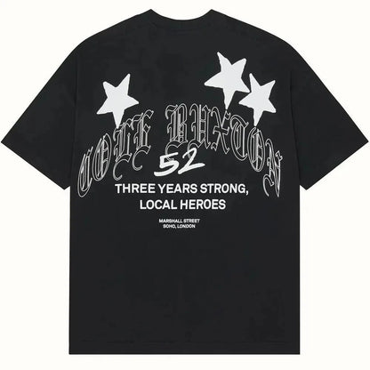 American-style Loose-fitting Pure Cotton Short Sleeve T Shirt-2847