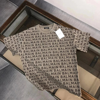 BA*LMAIN Printed Letters T Shirt-0843