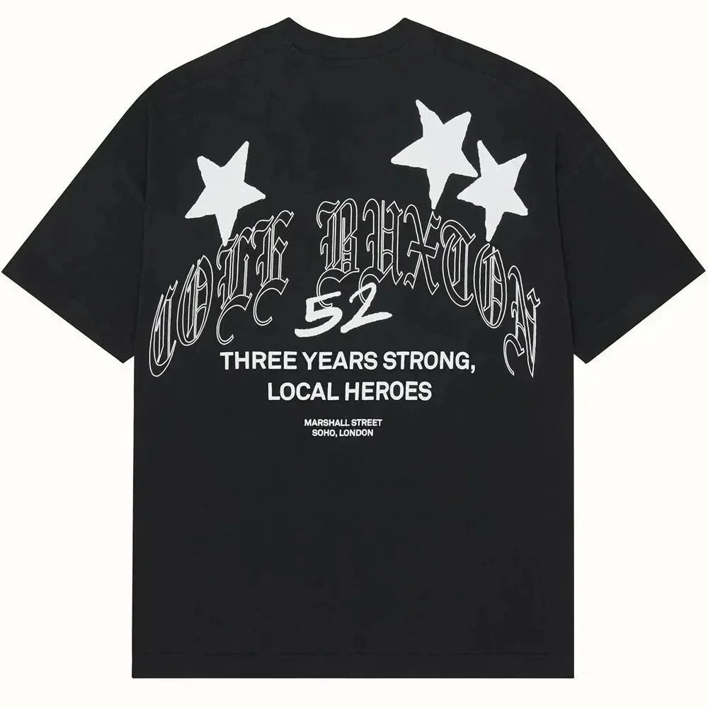 American-style Loose-fitting Pure Cotton Short Sleeve T Shirt-2847