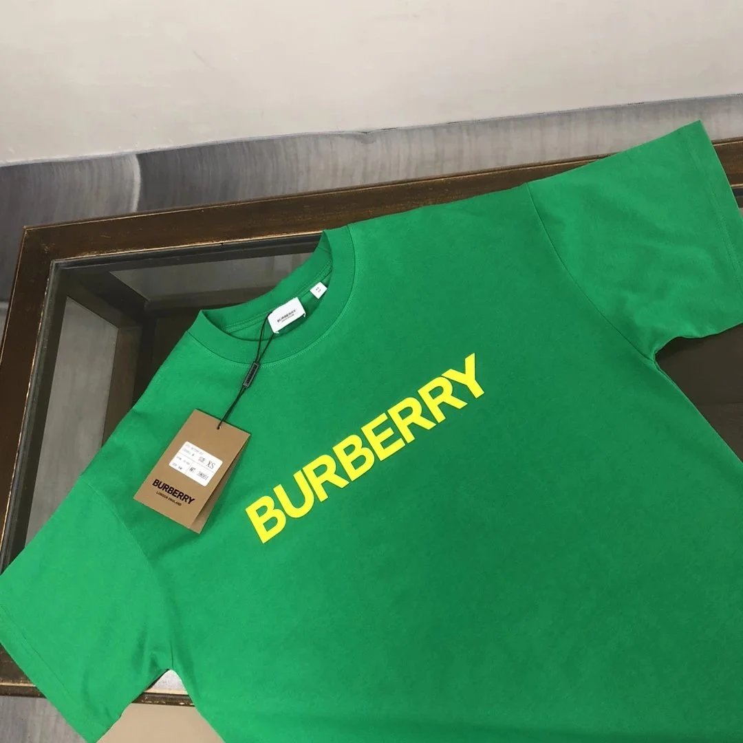 BUR*BERRY round Neck Short Sleeve T Shirt-0849