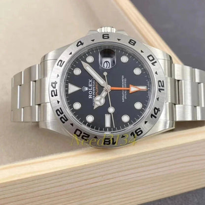 Men's Premium Automatic Mechanical Watch about18CM Full Set Date Dual Time Zone（Boutique Edition）-1323