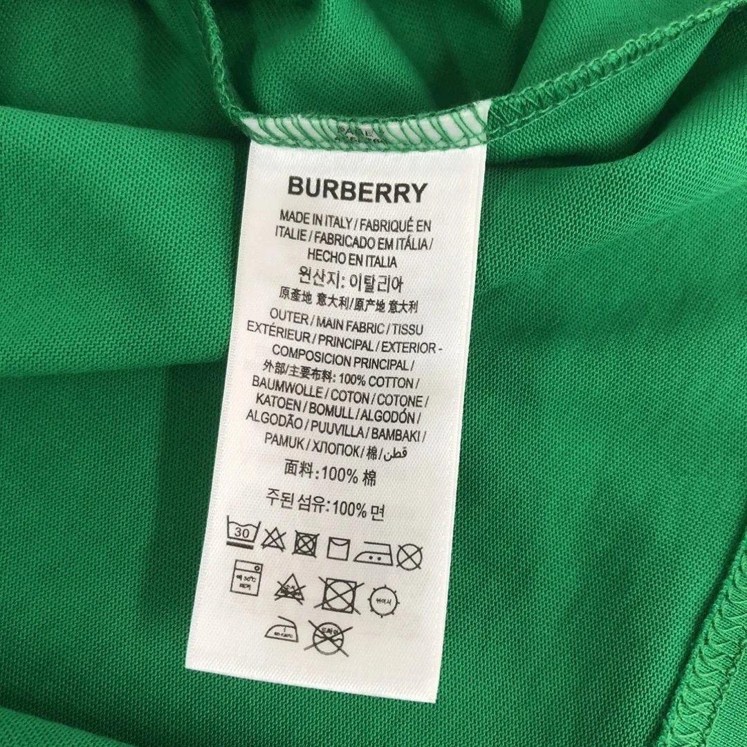 BUR*BERRY round Neck Short Sleeve T Shirt-0849