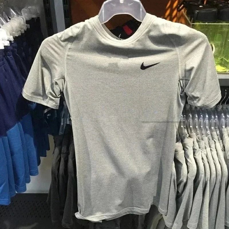 New sports bodysuit long sleeve men high elasticity base layer running fitness T Shirt Basketball Uniform Track and Field Training Top-0508