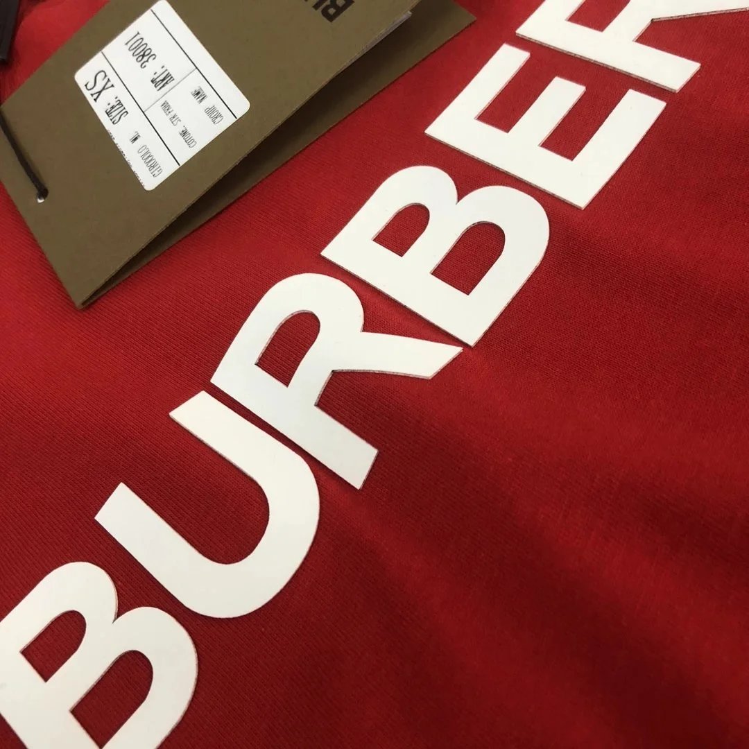 BUR*BERRY round Neck Short Sleeve T Shirt-0849