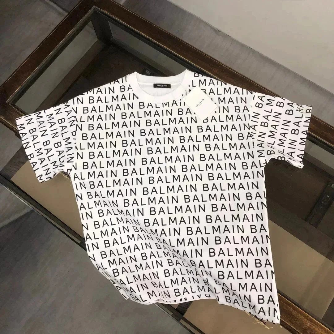 BA*LMAIN Printed Letters T Shirt-0843