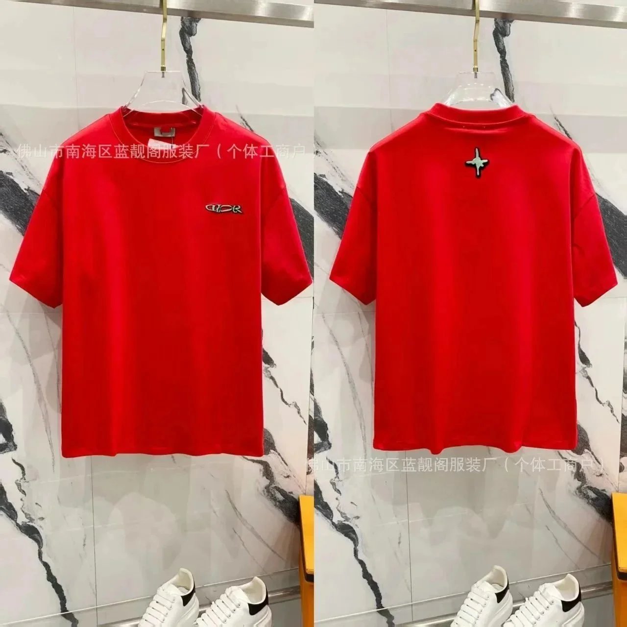 Short Sleeve Internet Celebrity Versatile T Unisex T-Shirt-1999