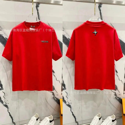 Short Sleeve Internet Celebrity Versatile T Unisex T-Shirt-1999