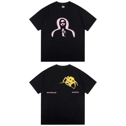 American Style Trendy Versatile T Shirt-1096