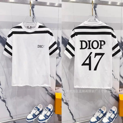 Short Sleeve Internet Celebrity Versatile T Unisex T-Shirt-1999