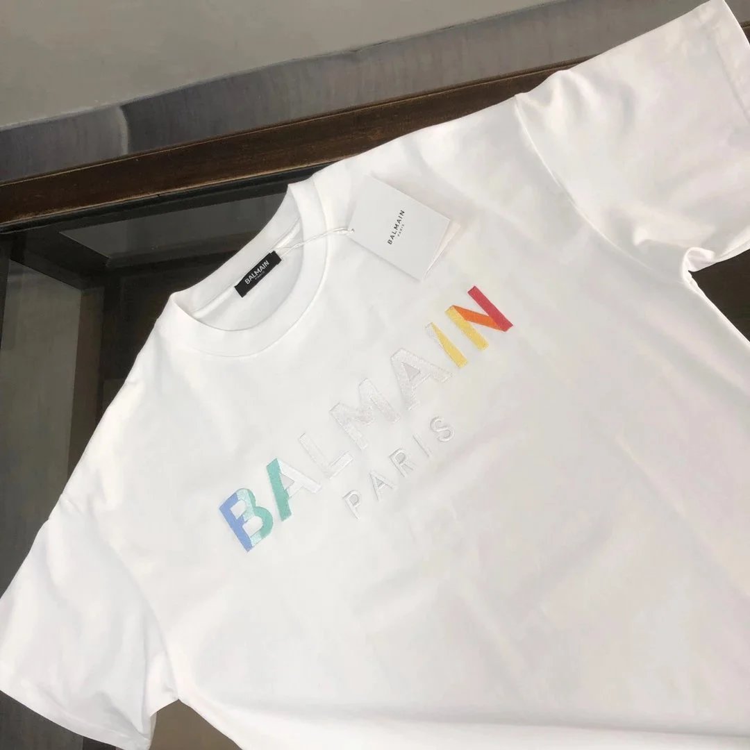 BA*LMAIN Printed Letters T Shirt-0843