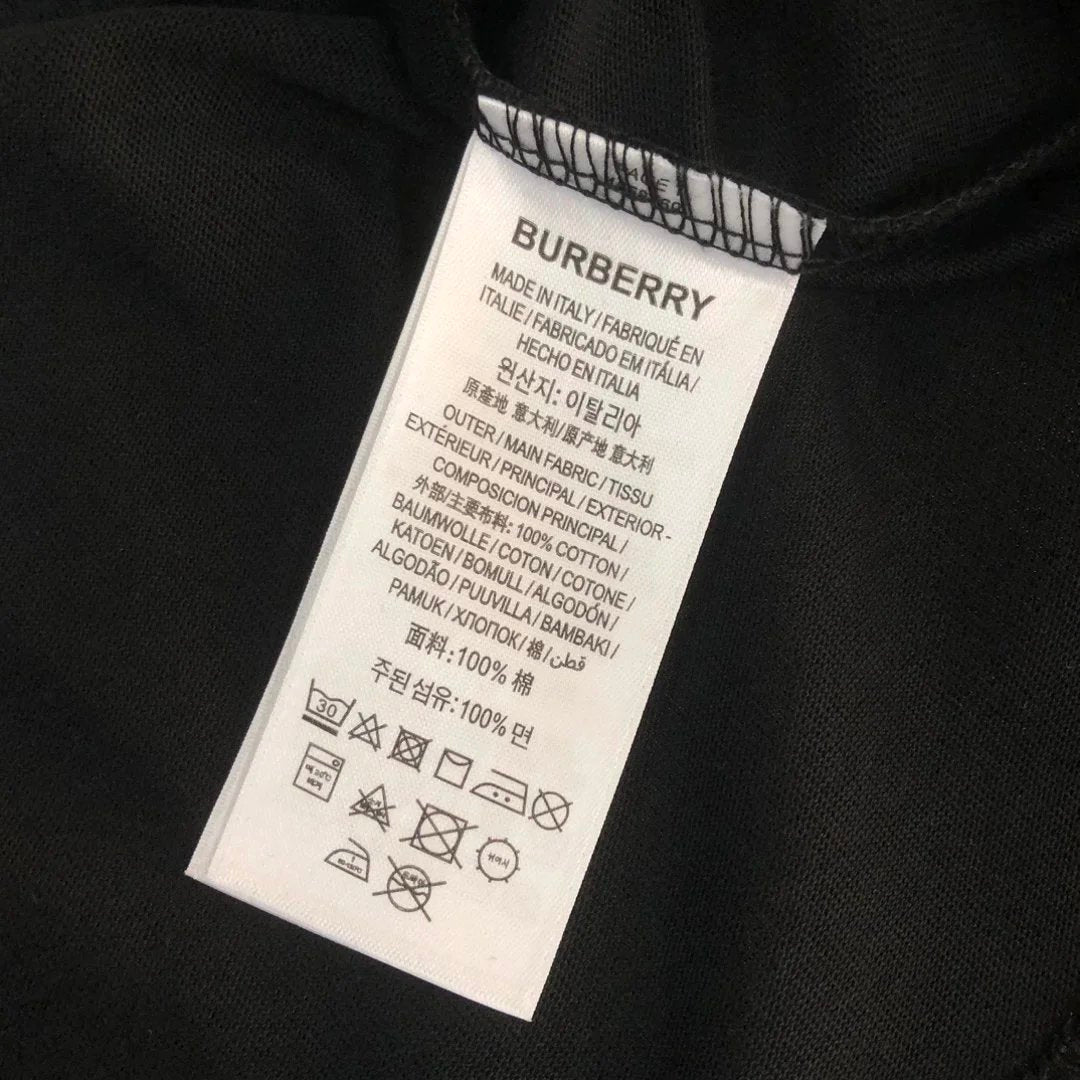 BUR*BERRY round Neck Short Sleeve T Shirt-0849