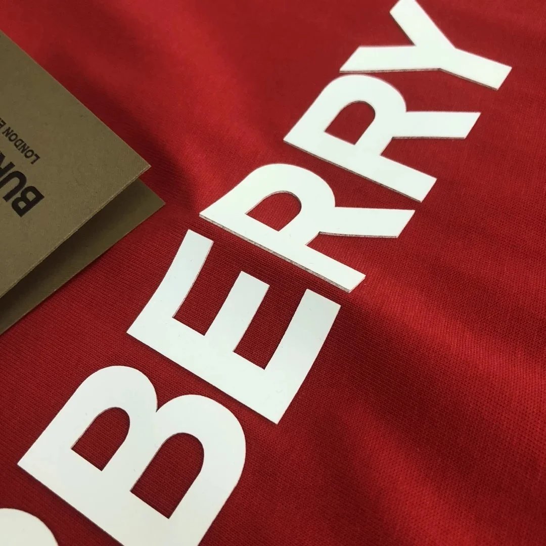 BUR*BERRY round Neck Short Sleeve T Shirt-0849