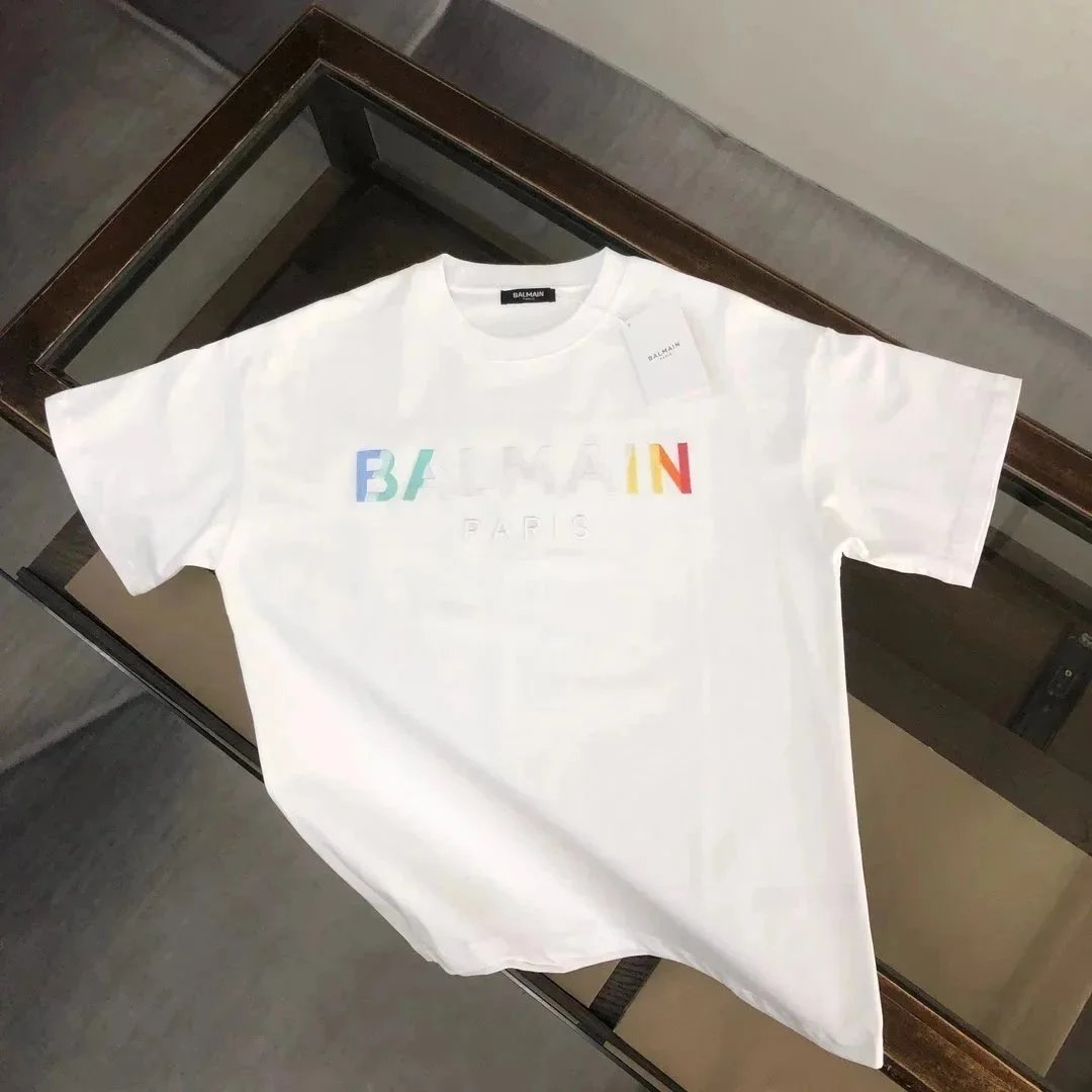 BA*LMAIN Printed Letters T Shirt-0843