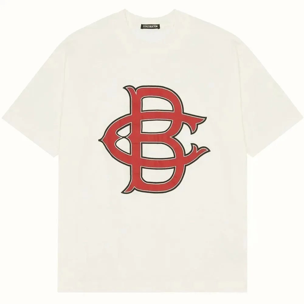 American-style Loose-fitting Pure Cotton Short Sleeve T Shirt-2847