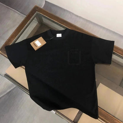 BUR*BERRY round Neck Short Sleeve T Shirt-0849