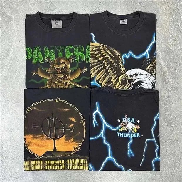 Retro short sleeve T Men's T-shirt-2771