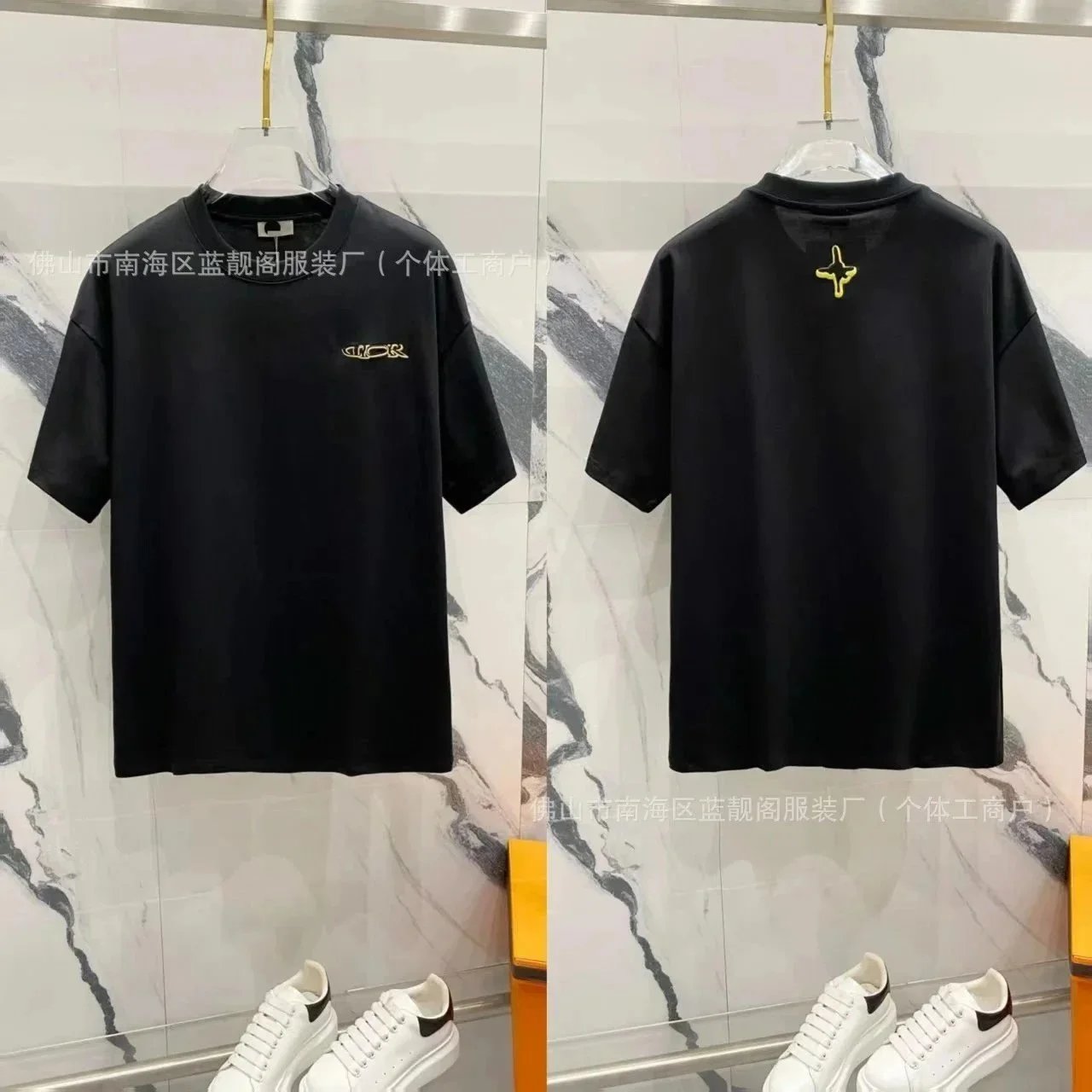 Short Sleeve Internet Celebrity Versatile T Unisex T-Shirt-1999