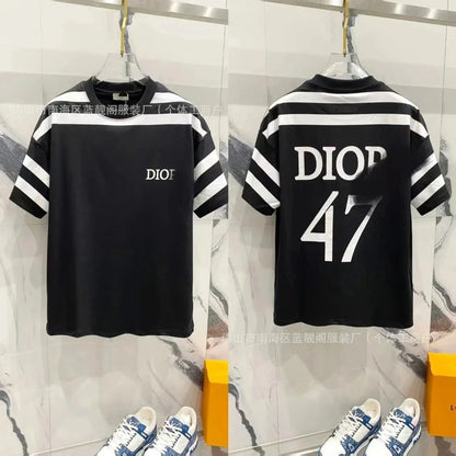 Short Sleeve Internet Celebrity Versatile T Unisex T-Shirt-1999