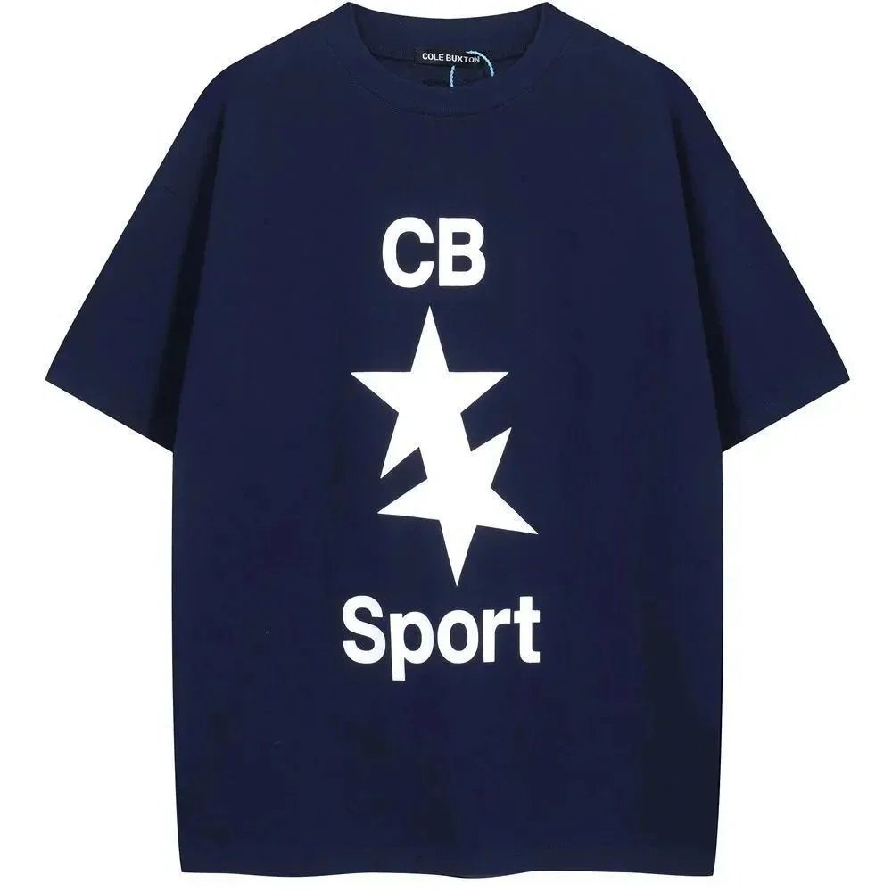 American-style Loose-fitting Pure Cotton Short Sleeve T Shirt-2847