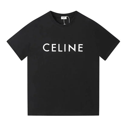 Letter Pattern Short Sleeve T Shirt-1932