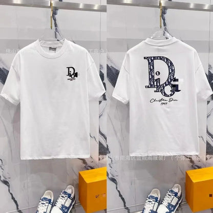 Short Sleeve Internet Celebrity Versatile T Unisex T-Shirt-1999