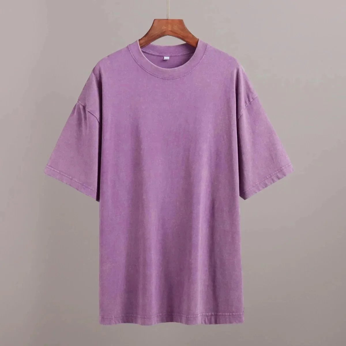 Women's Yoga Clothing European and American Loose Casual Short Sleeve T T-shirt Round Neck Washed Brushed Breathable Sports Top-2568