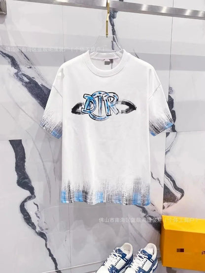 Short Sleeve Internet Celebrity Versatile T Unisex T-Shirt-1999