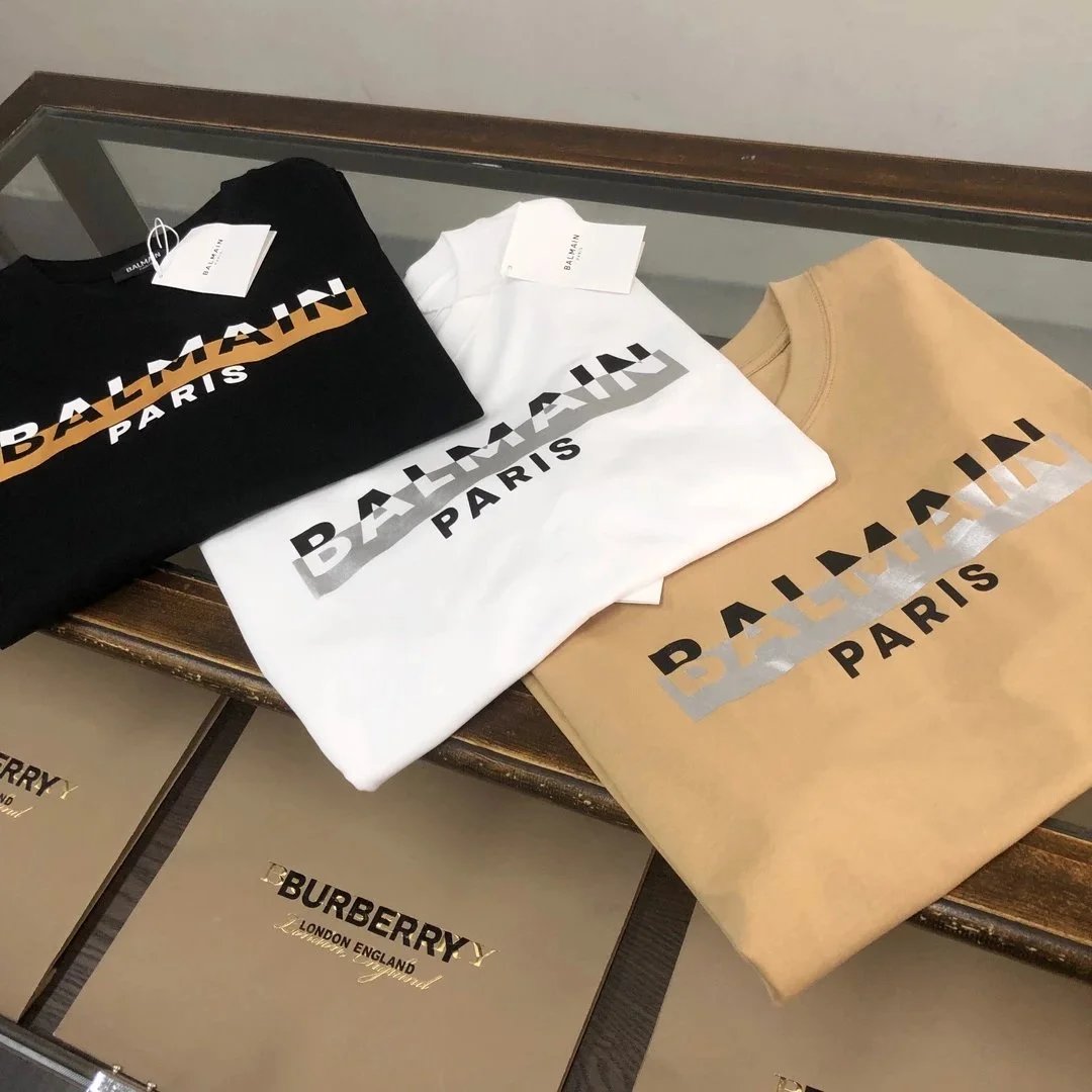 BA*LMAIN Printed Letters T Shirt-0843