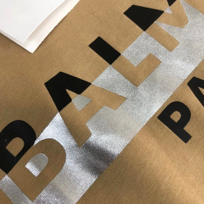 BA*LMAIN Printed Letters T Shirt-0843