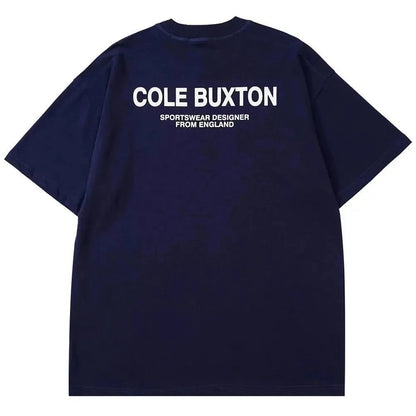 American-style Loose-fitting Pure Cotton Short Sleeve T Shirt-2847