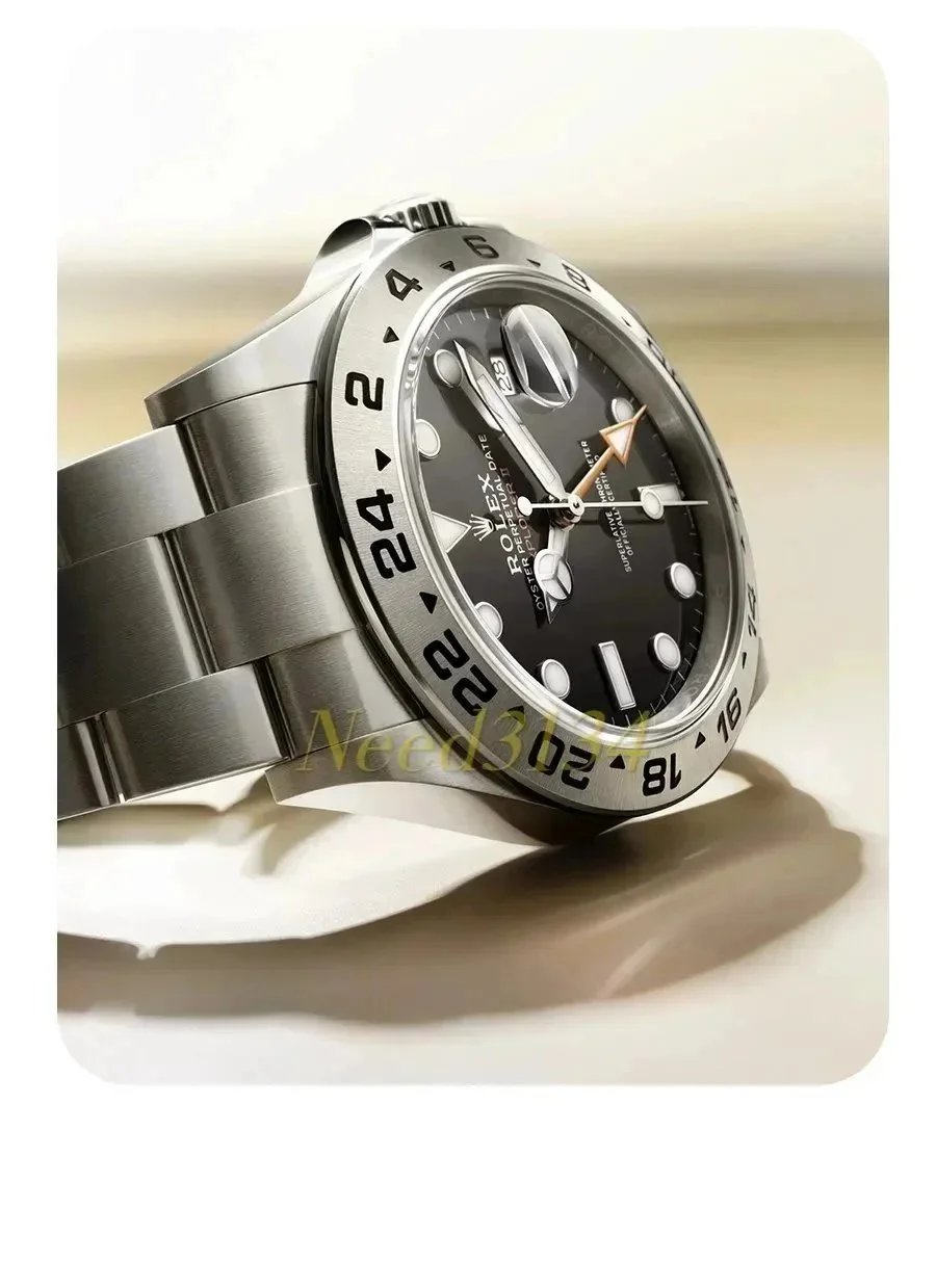 Men's Premium Automatic Mechanical Watch about18CM Full Set Date Dual Time Zone（Boutique Edition）-1323