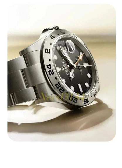 Men's Premium Automatic Mechanical Watch about18CM Full Set Date Dual Time Zone（Boutique Edition）-1323