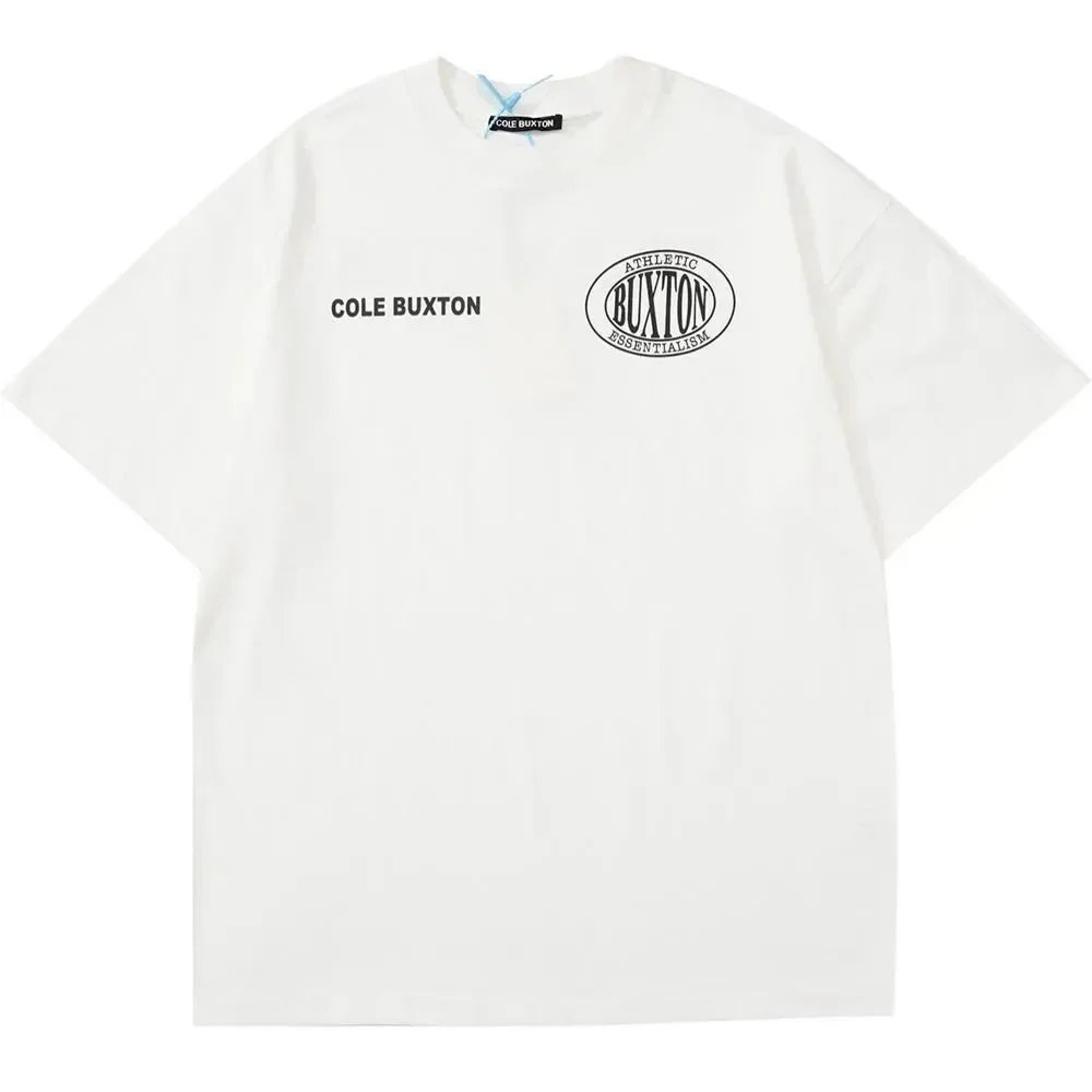 American-style Loose-fitting Pure Cotton Short Sleeve T Shirt-2847