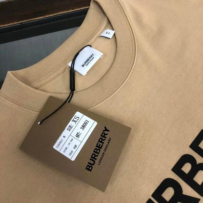 BUR*BERRY round Neck Short Sleeve T Shirt-0849