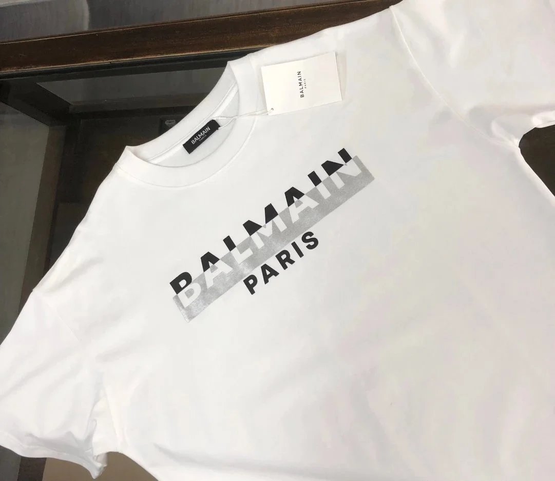 BA*LMAIN Printed Letters T Shirt-0843