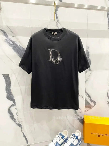 Short Sleeve Internet Celebrity Versatile T Unisex T-Shirt-1999