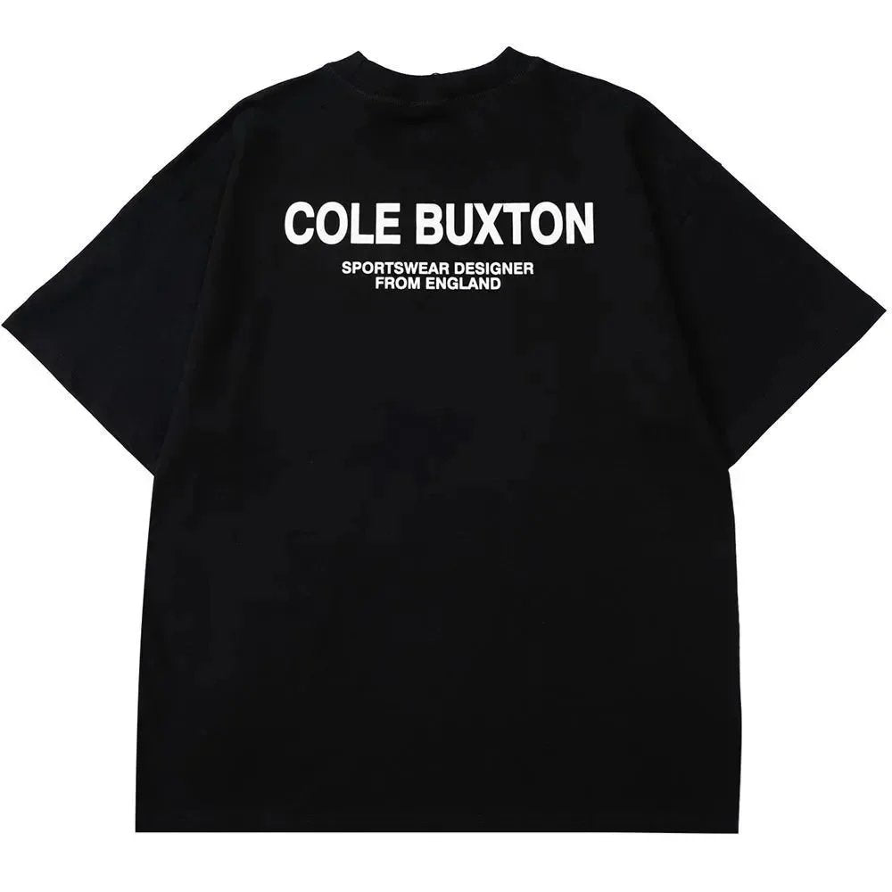 American-style Loose-fitting Pure Cotton Short Sleeve T Shirt-2847