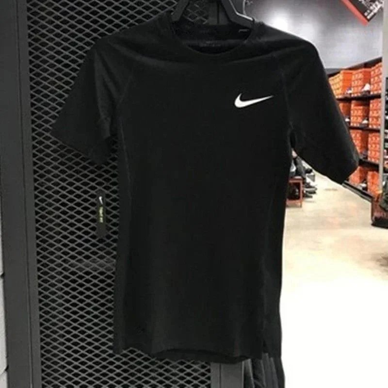 New sports bodysuit long sleeve men high elasticity base layer running fitness T Shirt Basketball Uniform Track and Field Training Top-0508