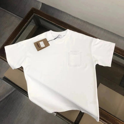 BUR*BERRY round Neck Short Sleeve T Shirt-0849