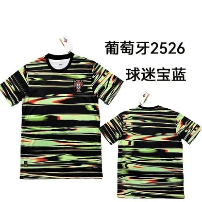 New National Team Fans Short Sleeve Printed Men's Clothing T Shirt Cross-Border Football-2038