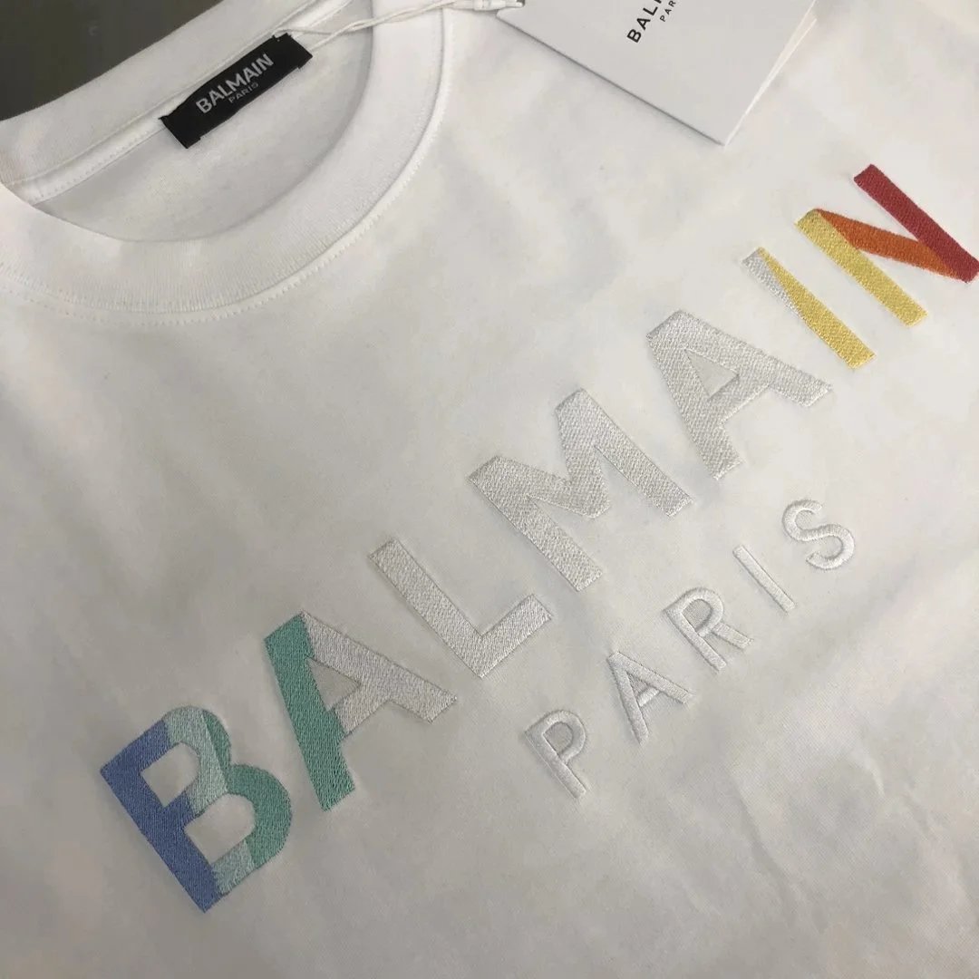 BA*LMAIN Printed Letters T Shirt-0843